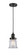 Franklin Restoration One Light Mini Pendant in Matte Black (405|201CSW-BK-G182S)