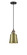 Franklin Restoration One Light Mini Pendant in Black Antique Brass (405|201CSW-BAB-M9-AB)