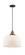 Franklin Restoration One Light Mini Pendant in Black Antique Brass (405|201CSW-BAB-G71-L)