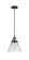 Franklin Restoration One Light Mini Pendant in Black Antique Brass (405|201CSW-BAB-G42)
