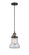 Franklin Restoration One Light Mini Pendant in Black Antique Brass (405|201CSW-BAB-G192)