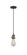 Franklin Restoration One Light Mini Pendant in Black Antique Brass (405|201CSW-BAB)