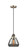 Franklin Restoration LED Mini Pendant in Antique Brass (405|201CSW-AB-G173-LED)