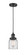 Franklin Restoration One Light Mini Pendant in Matte Black (405|201C-BK-G52)