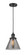 Franklin Restoration LED Mini Pendant in Matte Black (405|201C-BK-G43-LED)