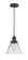 Franklin Restoration One Light Mini Pendant in Matte Black (405|201C-BK-G42)