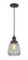 Franklin Restoration One Light Mini Pendant in Matte Black (405|201C-BK-G142)