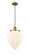 Franklin Restoration One Light Mini Pendant in Brushed Brass (405|201C-BB-G661-12)