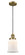 Franklin Restoration One Light Mini Pendant in Brushed Brass (405|201C-BB-G181)