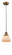 Franklin Restoration One Light Mini Pendant in Brushed Brass (405|201C-BB-G171)