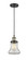 Franklin Restoration One Light Mini Pendant in Black Antique Brass (405|201C-BAB-G192)
