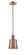 Franklin Restoration LED Mini Pendant in Antique Copper (405|201C-AC-M9-AC-LED)