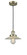 Franklin Restoration One Light Mini Pendant in Antique Brass (405|201C-AB-G2)