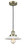 Franklin Restoration One Light Mini Pendant in Antique Brass (405|201C-AB-G1)