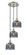 Franklin Restoration Three Light Pendant in Brushed Satin Nickel (405|113F-3P-SN-G73)