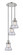 Franklin Restoration Three Light Pendant in Polished Nickel (405|113F-3P-PN-G192)
