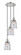 Franklin Restoration Three Light Pendant in Polished Nickel (405|113F-3P-PN-G184)