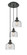 Franklin Restoration Three Light Pendant in Matte Black (405|113F-3P-BK-G74)