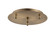 Custom Cord Multi Port Canopy in Antique Brass (405|113-AB)