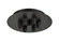 Custom Cord Six Light Multi Port Canopy in Oil Rubbed Bronze (405|106-OB)