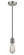 Edison One Light Mini Pendant in Satin Nickel (405|100SN-10BK-1SN)