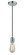 Whitney One Light Mini Pendant in Polished Chrome (405|100PC-10BK-0PC)