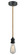 Edison One Light Mini Pendant in Matte Black (405|100BK-10CR-1BK)