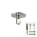 Custom Cord Hook in Satin Nickel (405|009-SN)
