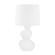 Kingsley One Light Table Lamp in Aged Brass/Ceramic Satin White (70|L1737-AGB/CSW)
