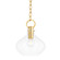 Lina One Light Small Pendant in Aged Brass (70|BKO252-AGB)