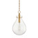 Ivy LED Pendant in Aged Brass (70|BKO102-AGB)