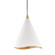 Martini One Light Pendant in Gold Leaf (70|9613-GL/WHT)