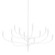 Labra 12 Light Chandelier in White Plaster (70|9612-WP)