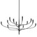 Labra 12 Light Chandelier in Aged Iron (70|9612-AI)