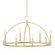 Howell Eight Light Chandelier in Aged Brass (70|9532-AGB)