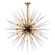 Sparta 18 Light Chandelier in Aged Brass (70|9048-AGB)