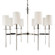 Amherst Eight Light Chandelier in Polished Nickel (70|8518-PN)
