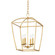 Bryant Four Light Pendant in Gold Leaf (70|8317-GL)