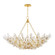 Tulip 12 Light Chandelier in Gold Leaf (70|7240-GL)