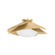 Brookhaven One Light Flush Mount in Vintage Gold Leaf (70|7215-VGL)