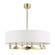 Durham Six Light Chandelier in Aged Brass (70|6530-AGB)
