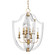 Arietta Eight Light Pendant in Aged Brass (70|6520-AGB)