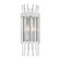 Wallis Two Light Wall Sconce in Polished Nickel (70|6300-PN)