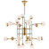 Fleming LED Chandelier in Aged Brass (70|4724-AGB)