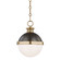 Latham One Light Pendant in Aged Brass/Distressed Bronze (70|4019-ADB)