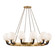 Werner 12 Light Chandelier in Aged Brass (70|3660-AGB/BK)