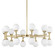 Astoria LED Chandelier in Aged Brass (70|3320-AGB)