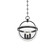 Malloy Three Light Lantern in Aged Iron (70|3315-AI)