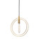 Masonville One Light Pendant in Aged Brass (70|3050-AGB)