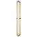 Tribeca LED Bath Bracket in Aged Brass (70|2930-AGB/BK)